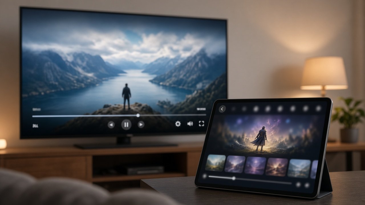 Entertainment streaming and immersive product interfaces